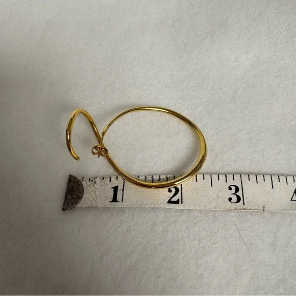 CHARLOTTE CHESNAIS Single Gold Vermeil Boucle D'oreille Looping Earring - Picture 3 of 15